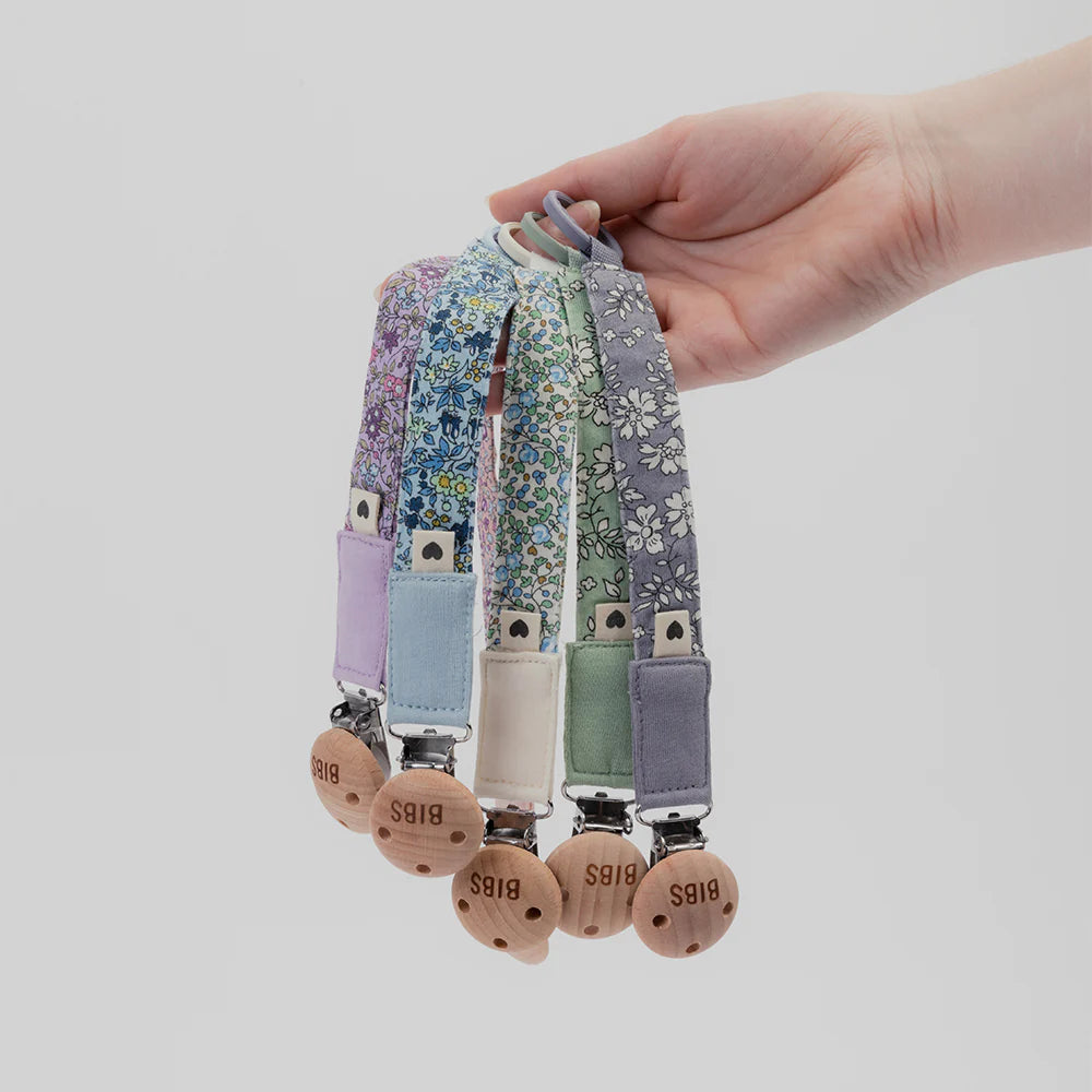 BIBS x Liberty Pacifier Clip - Stylish Baby Accessory for Secure Pacifier Attachment | Perfect for Strollers, Car Seats & Diaper Bags