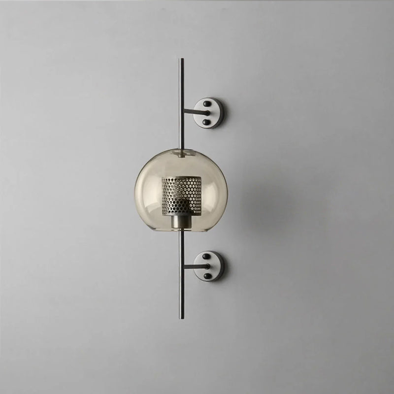 Chiswick Glass Wall Lamp - Modern LED Sconce Light for Living Room, Bedroom, and Hallway - Elegant Home Decor Lighting Fixture