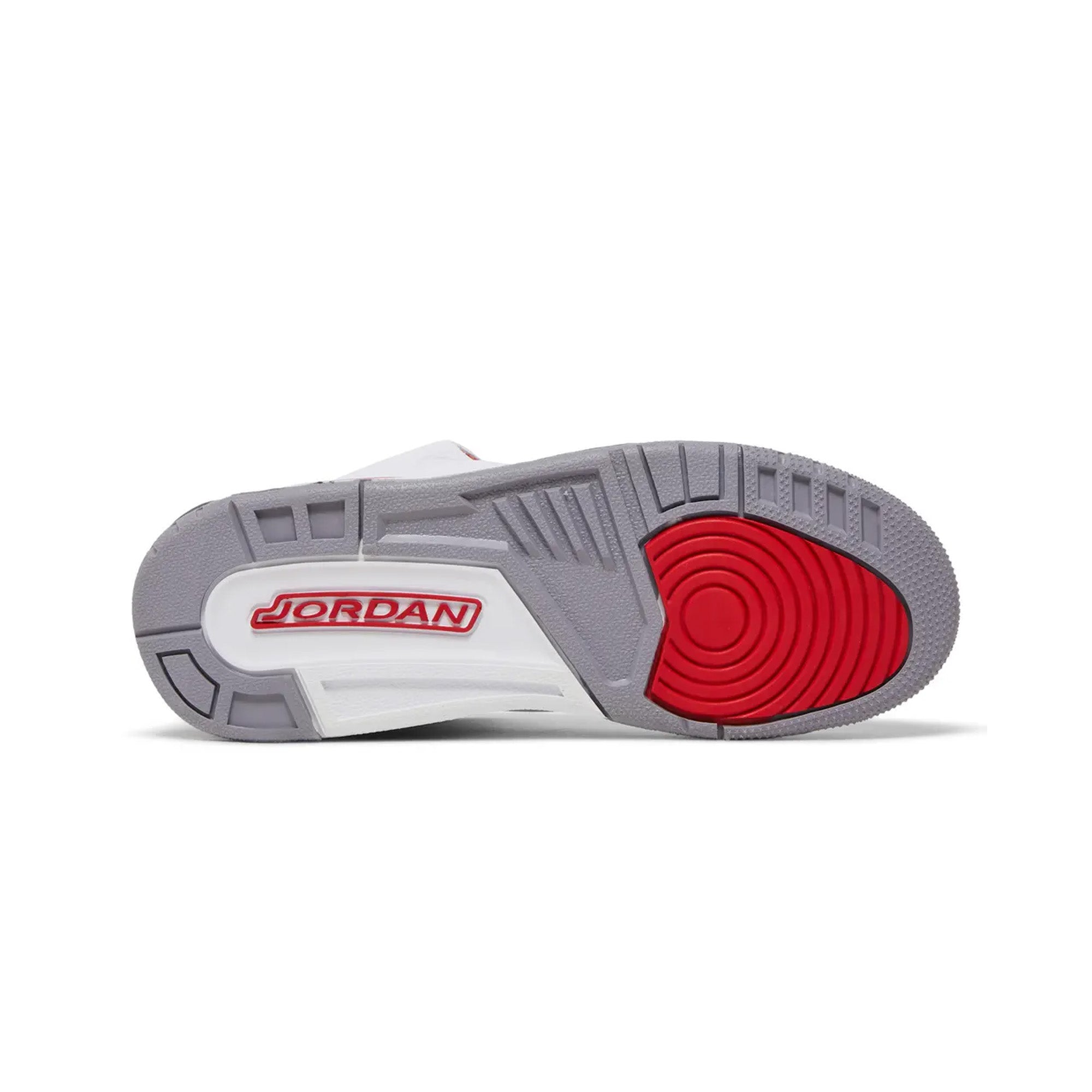 Air Jordan 3 Retro 'Fire Red' GS Sneakers (2022) - White/Red Basketball Shoes for Women & Girls - Perfect for Streetwear, Gym & Casual Outfits