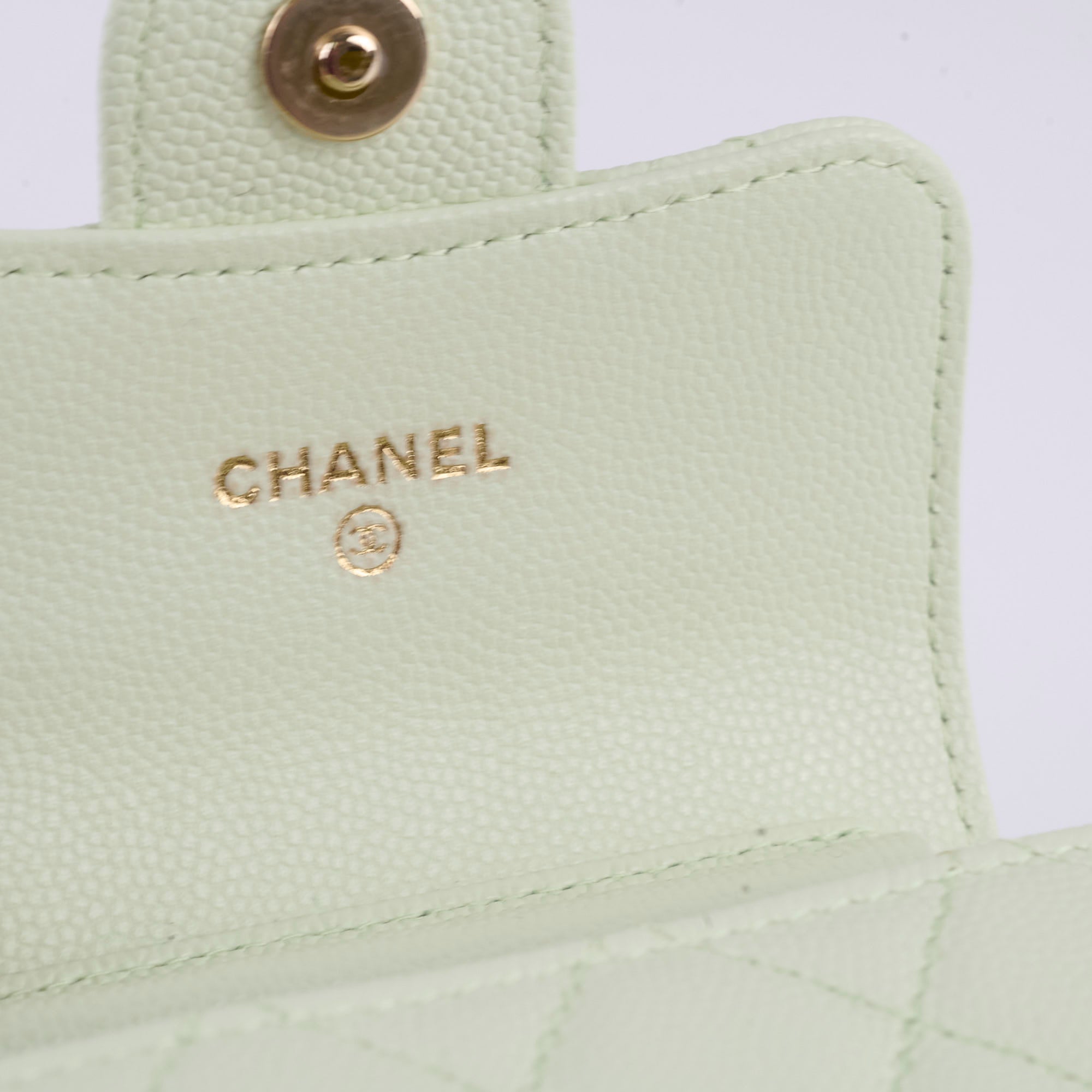 Chanel Caviar Mini Clutch With Chain Mint Green - Luxury Designer Crossbody Bag for Women | Perfect for Evening Parties, Date Nights & Special Occasions