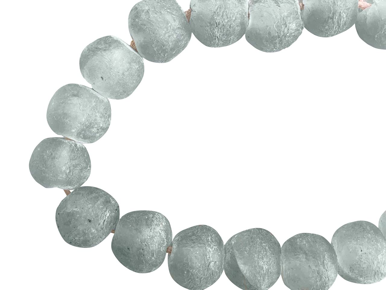 Vintage Large Aqua Green Sea Glass Beads for Jewelry Making, DIY Crafts, Necklaces, Bracelets - Perfect for Beach Wedding Decor & Boho Style Accessories