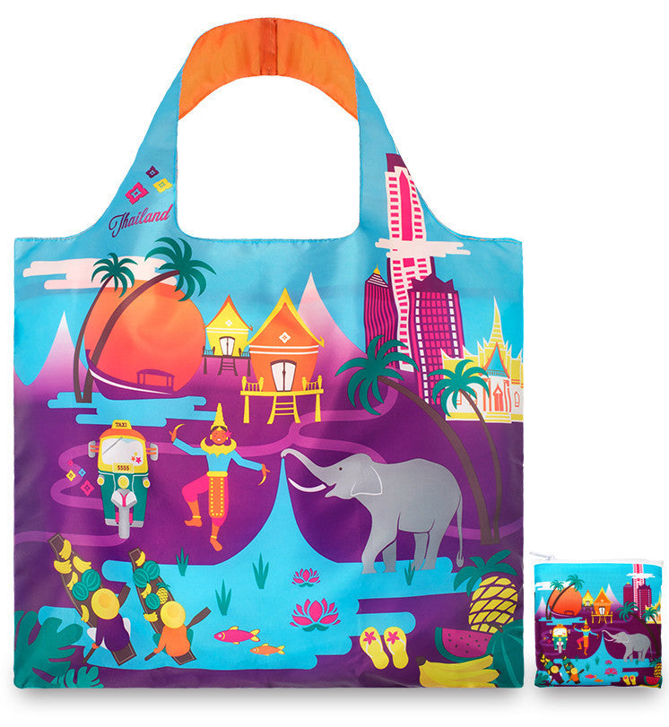 LOQI URBAN Collection Tote Bag - Stylish & Durable Reusable Shopping Bag for Groceries, Travel & Everyday Use