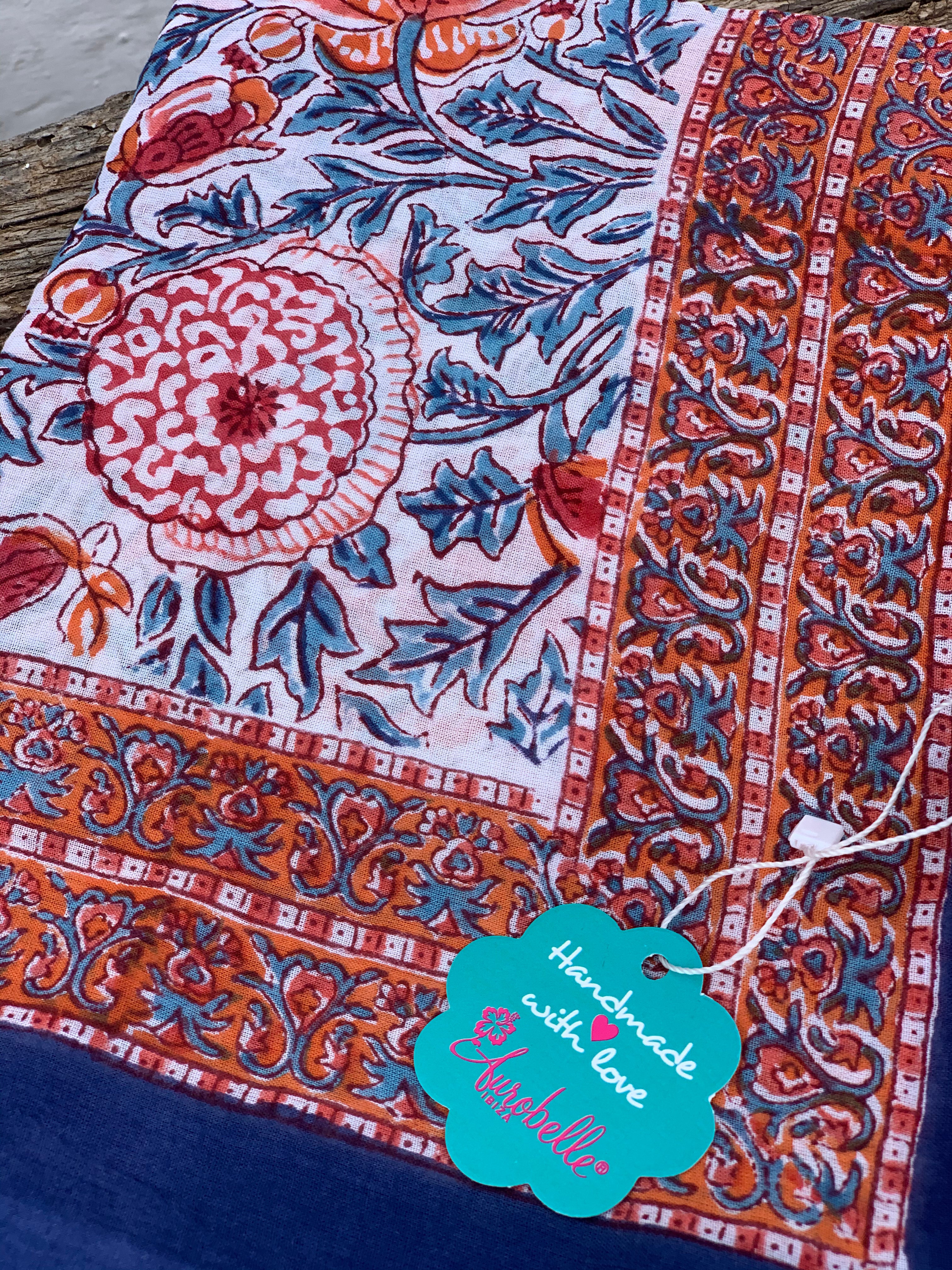 Stylish Hand Block Printed Cotton Sarongs & Pareos - New Collection for Beach, Pool, and Summer Fashion | Perfect for Travel, Cover-Ups, and Boho Outfits