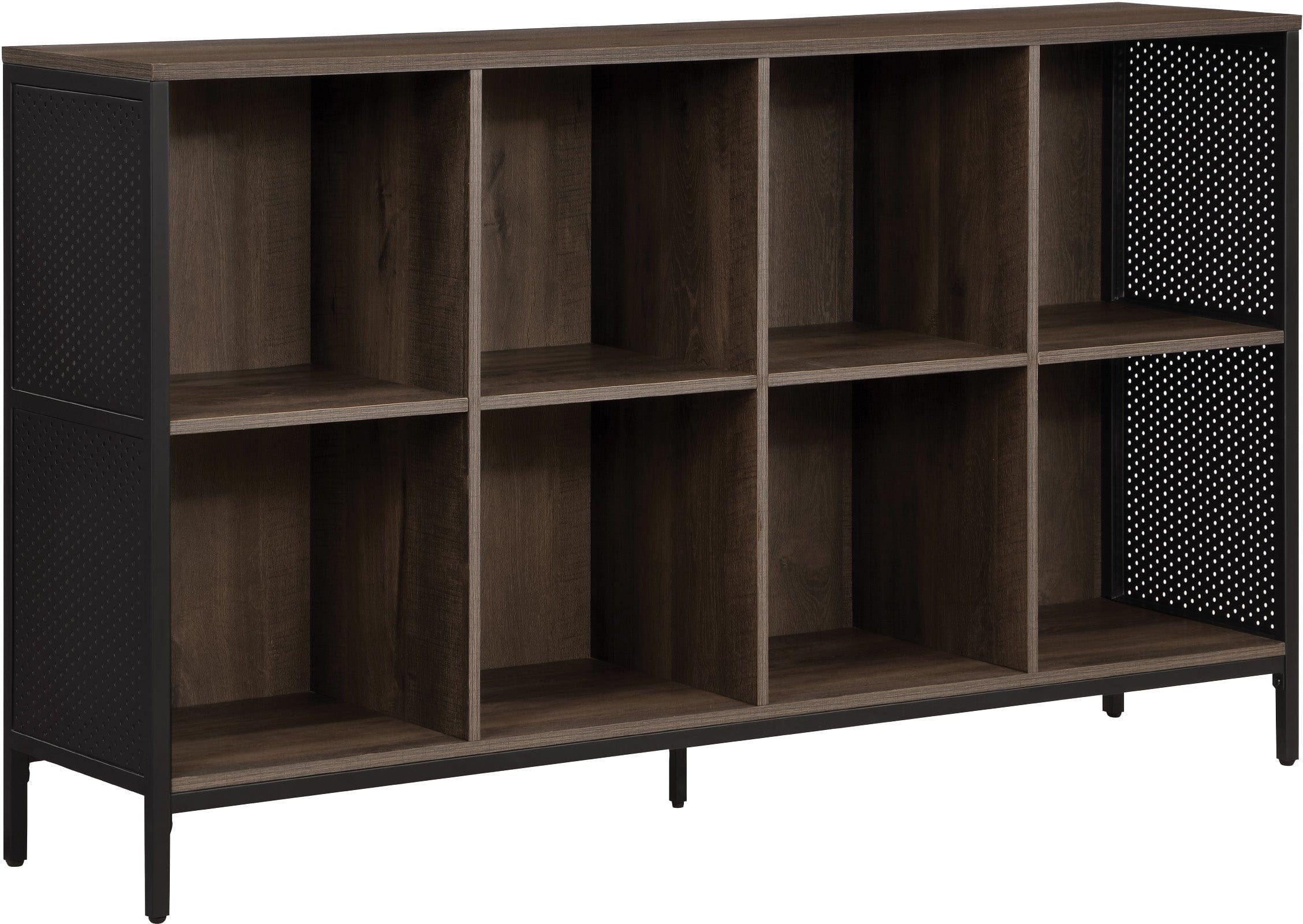 Office Star Ace 8 Cube Bookcase Storage Organizer - Modern Bookshelf for Home & Office - Perfect for Storing Books, Toys, Decor & Office Supplies [AC8CB]