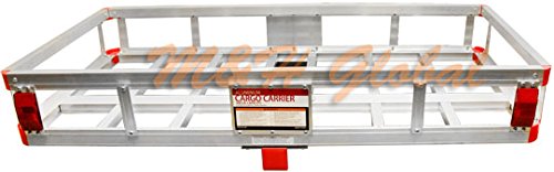 500 Lb Heavy Duty Aluminum Cargo Carrier - Truck Bed Hitch Receiver Rack for Hauling & Storage | Perfect for Camping, Road Trips & Outdoor Adventures
