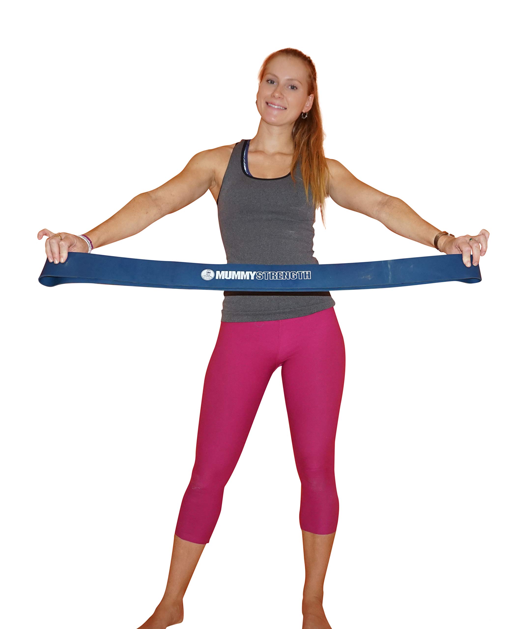 MummyStrength Resistance Bands for Men & Women - Heavy Duty Pull Up Assist Bands for Powerlifting, Strength Training & Home Workouts | Compatible with All Pull Up Bars & Gym Stations | Includes Exercise Guide (Ideal for Home Gym, CrossFit & Physical Therapy)