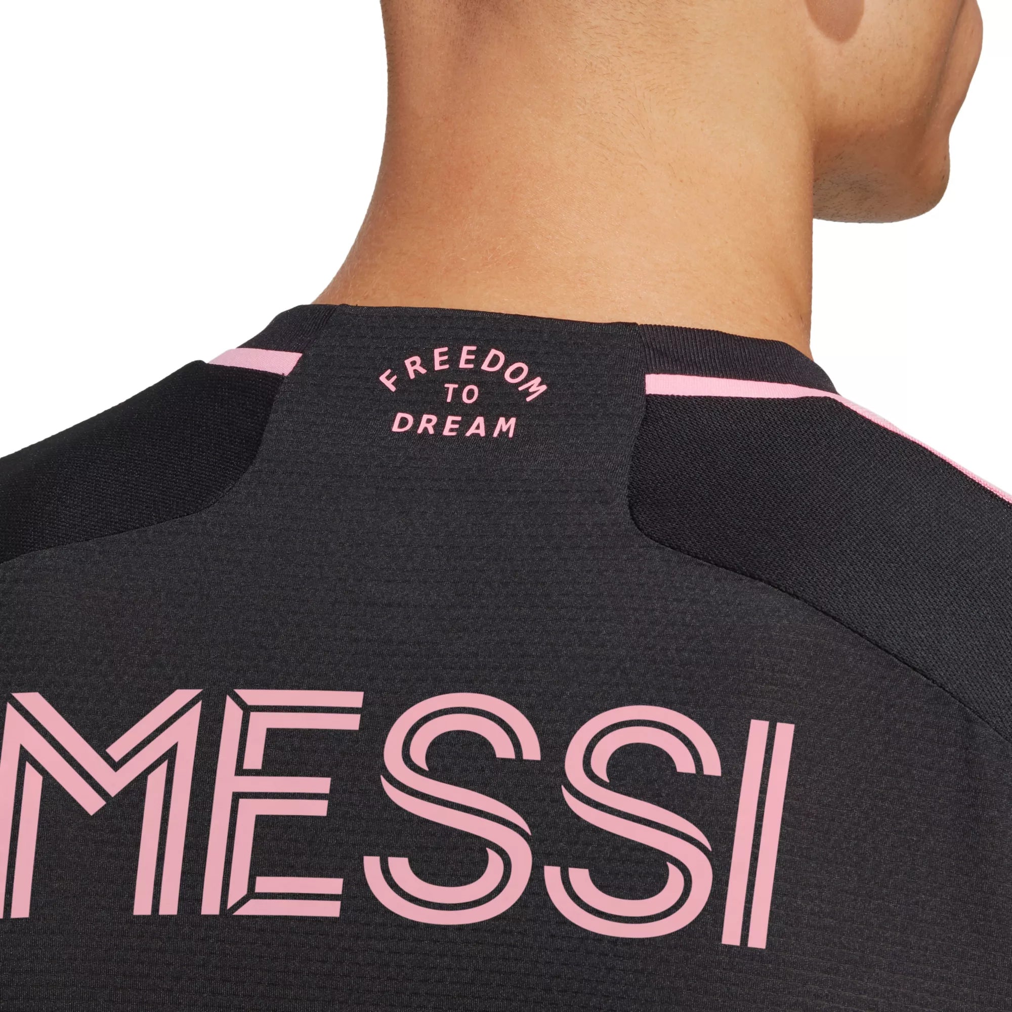 Authentic Adidas Inter Miami Lionel Messi Away Jersey 2023-2024 with MLS Patches - Black & Pink Soccer Shirt for Fans & Collectors - Perfect for Matchdays, Gifts & Sports Events