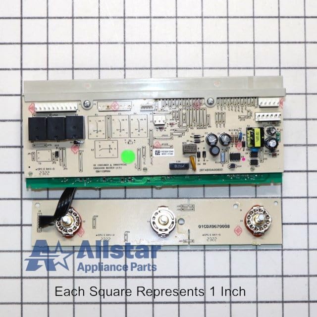 WH12X10614 Washing Machine Control Board Replacement Part - Compatible with Maytag, Whirlpool, Kenmore - Fix Washer Spin, Drain & Water Level Issues (For Laundry Room & Home Appliance Repair)