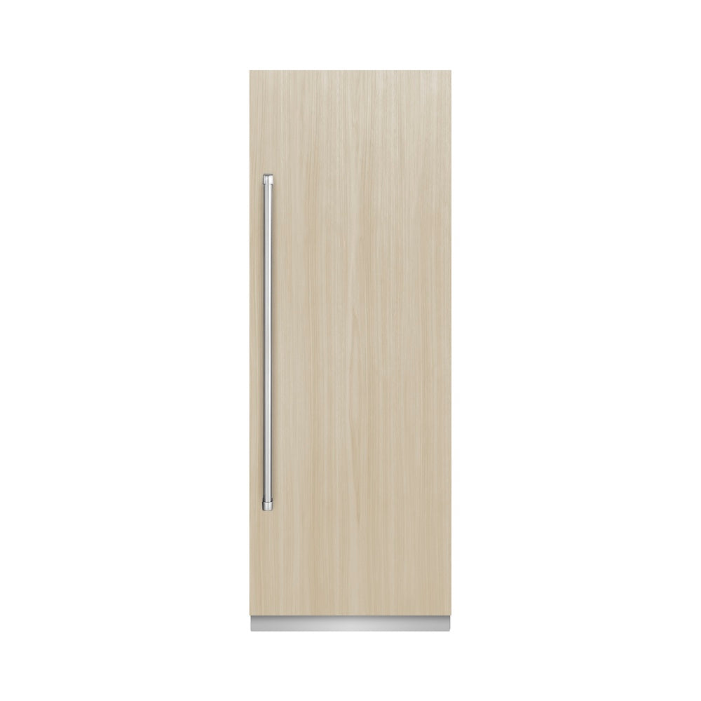 ZLINE 30 Inch 16.7 Cubic Feet Panel Ready Column Refrigerator with Graphite Gray Interior - Built-In Cooling for Modern Kitchens & Open Concept Homes (Model RBCRV 30)