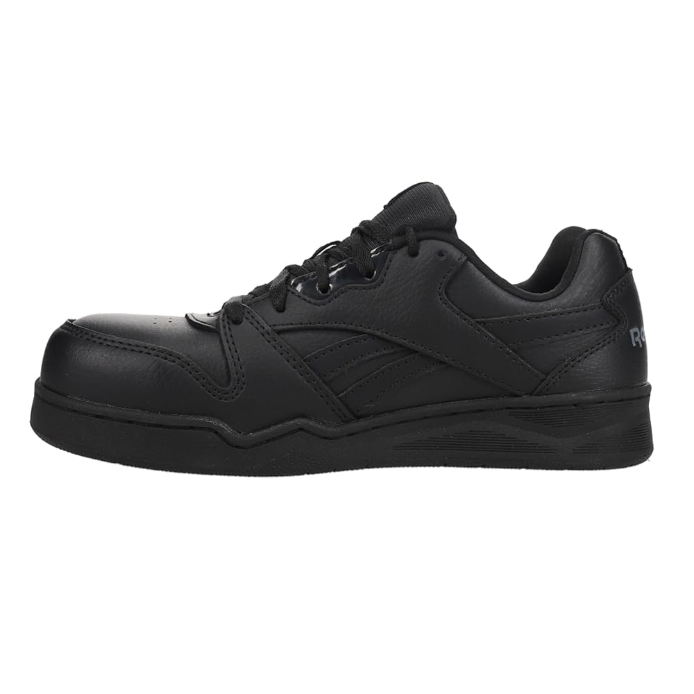 Reebok RB4160 Safety Toe Work Sneakers for Men - Black, 8 Wide - Lightweight & Durable for Construction & Warehouse Work