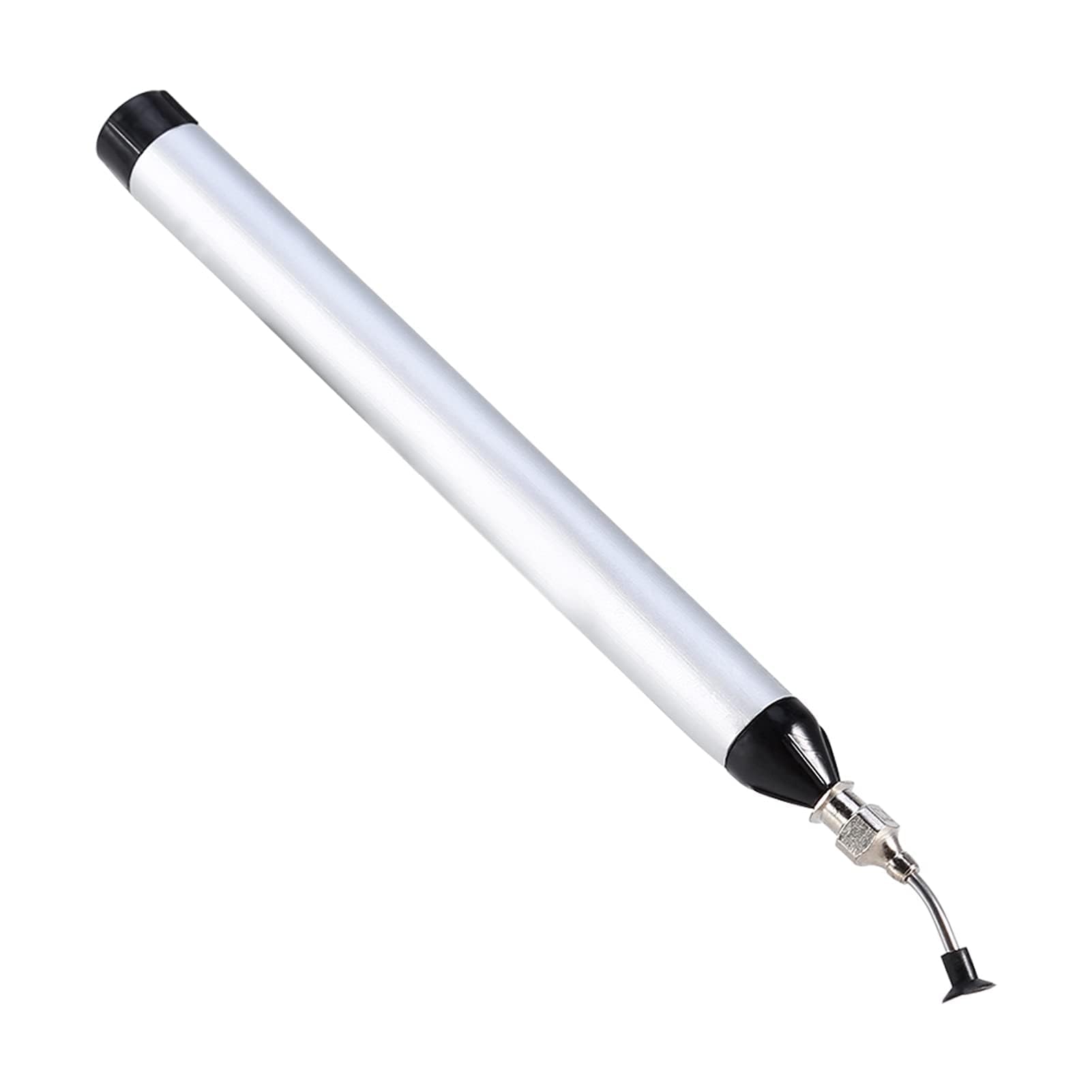 IC SMD Vacuum Suction Pen Tool with Removable Headers - Precision Component Pickup & Placement Tool for Electronics Repair, Soldering, and PCB Assembly