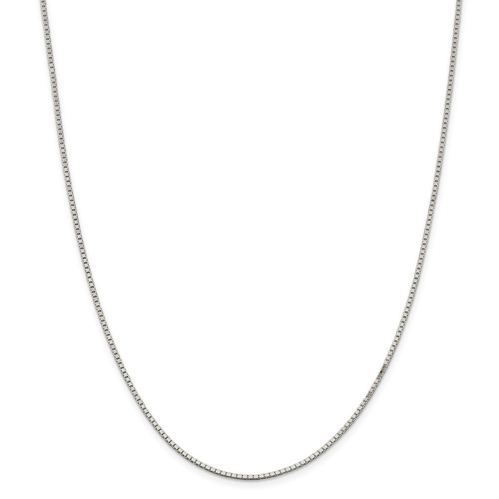 925 Sterling Silver 1.5mm Box Chain Necklace with Lobster Clasp - Durable & Hypoallergenic Jewelry for Women, Men - Perfect for Everyday Wear, Gifts & Special Occasions