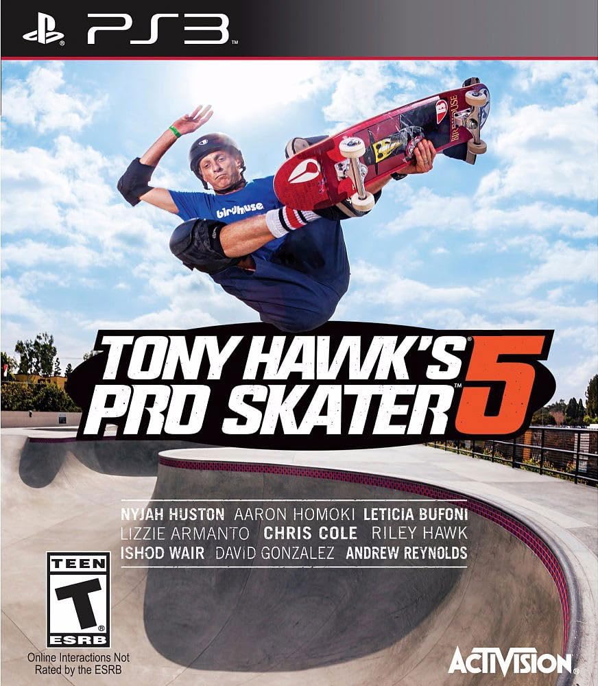 Tony Hawk Pro Skater 5 - Standard Edition for PlayStation 3 - Authentic Skateboarding Game for Thrilling Tricks & Competitions - Perfect for Game Nights & Skateboarding Enthusiasts