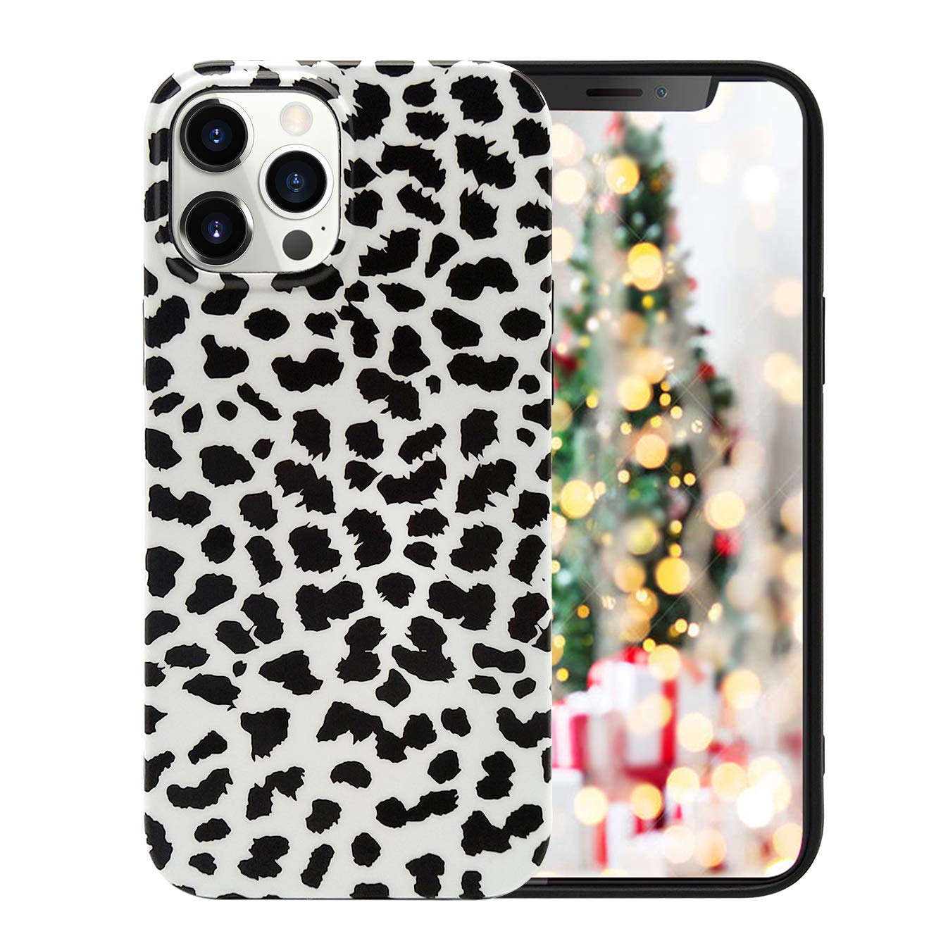 Luxury Leopard Print iPhone 12 Pro Max Case - Soft Silicone Protective Cover | Slim & Lightweight 6.7