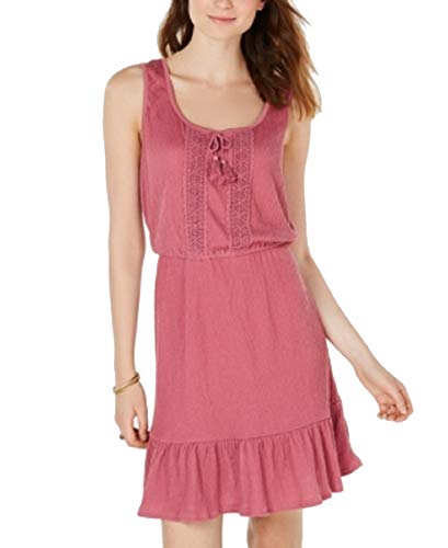 Be Bop Juniors Ruffled Hem Peasant Dress - Vintage Rose Floral Print XS Small for Girls | Perfect for Spring Outfits, Tea Parties & Photo Shoots