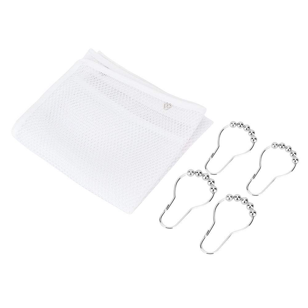 Large Mesh Hanging Shower Organizer with Clip Hook - Bathroom Storage Caddy for Shampoo, Soap & Toiletries | Perfect for Small Bathrooms & Dorm Showers