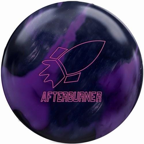 900 Global Afterburner Black/Purple Hybrid Bowling Ball - High Performance Reactive Resin for Hook & Strike - Perfect for League Play & Tournament Competition