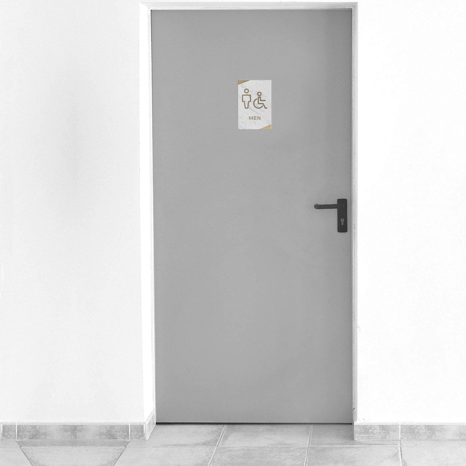 ADA Compliant Braille Restroom Signs - 6