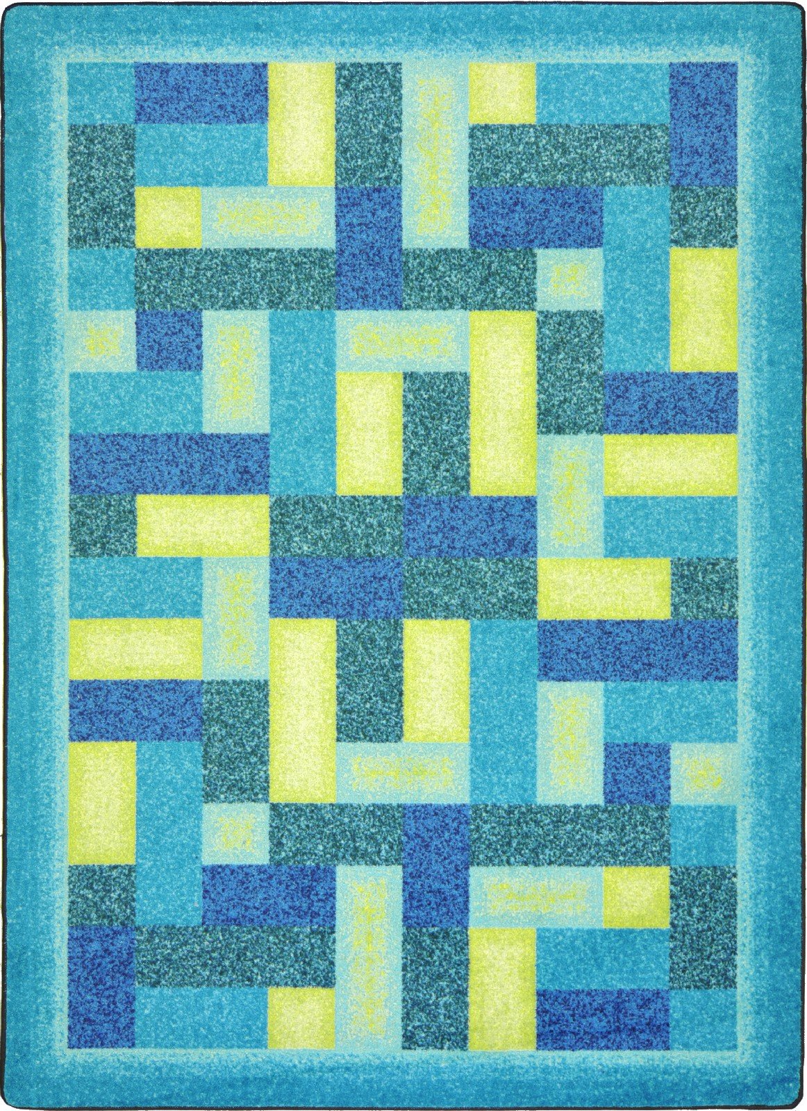 Joy Carpets Kid Essentials Off Beat Teen Area Rugs - 3'10