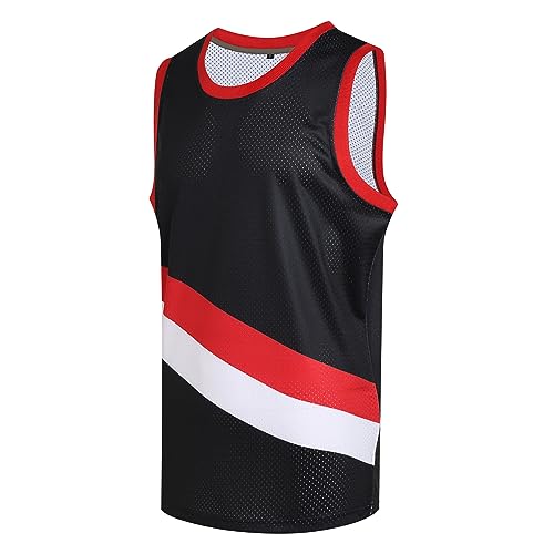 Red/White Stripe-black Jersey