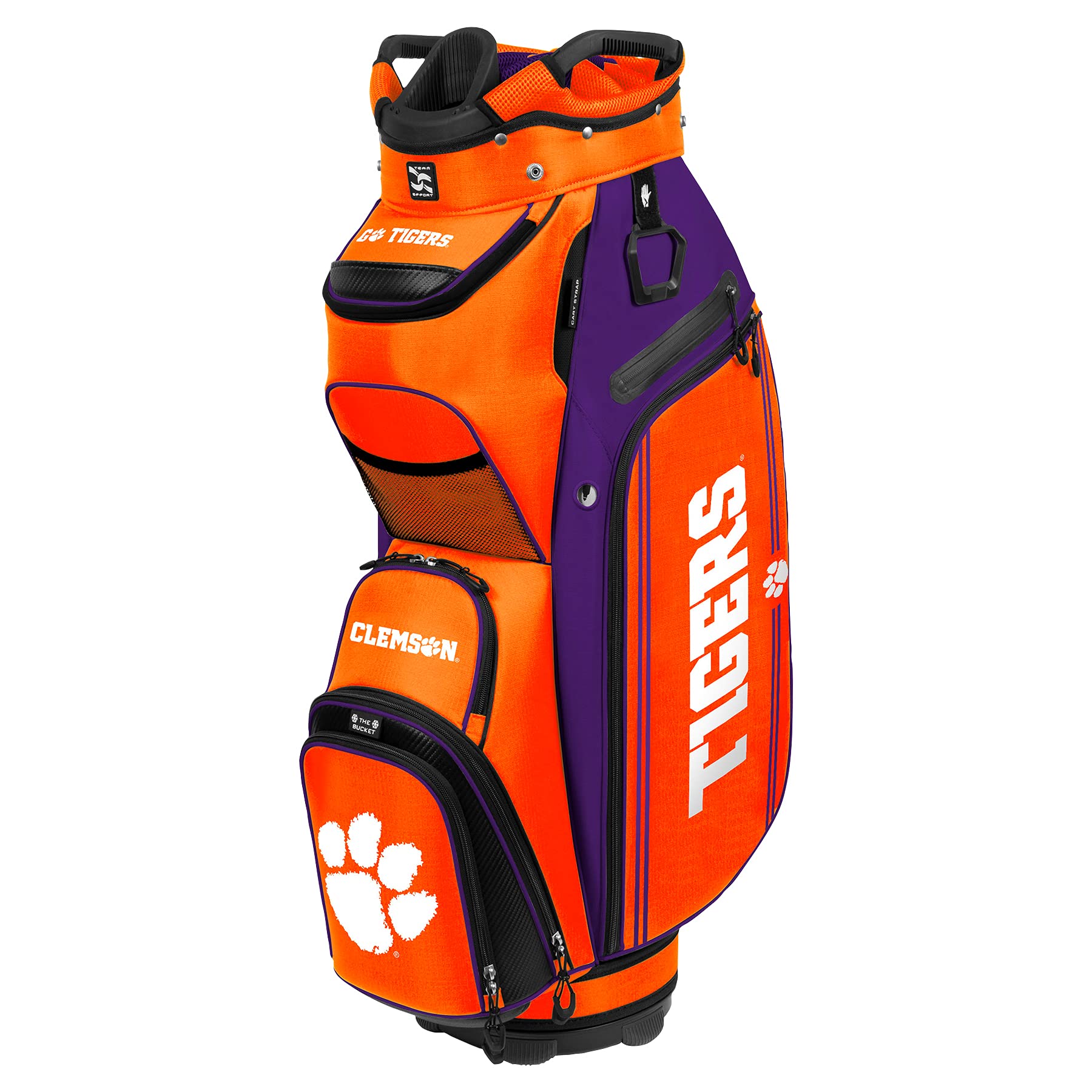 Team Effort NCAA The Bucket III Cooler Cart Golf Bag - Portable Insulated Cooler for Golf, Tailgating & Outdoor Adventures
