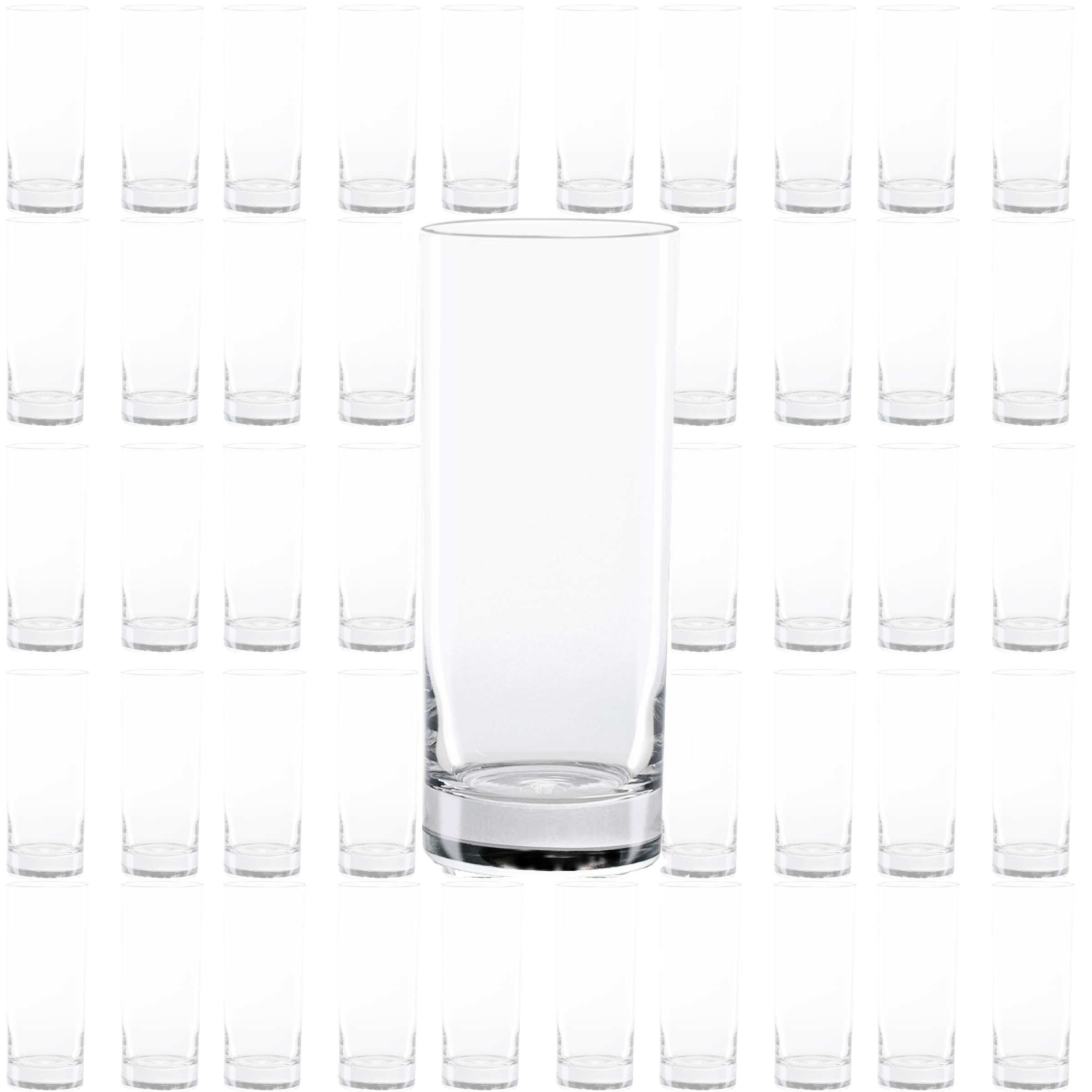 LEMONSODA Premium Highball Glass Set - 15oz Elegant Tom Collins Glasses for Cocktails, Iced Coffee & Water - Tall Drinking Tumblers for Mojito, Whiskey, Juice - Perfect Housewarming Gift (Set of 4) - Great for Parties, Bars & Home Entertaining