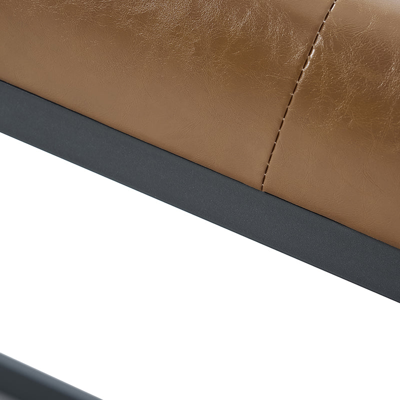 Amparo Mid Century Modern Bench with Sturdy Metal Base - Perfect for Living Room, Bedroom, or Entryway Seating