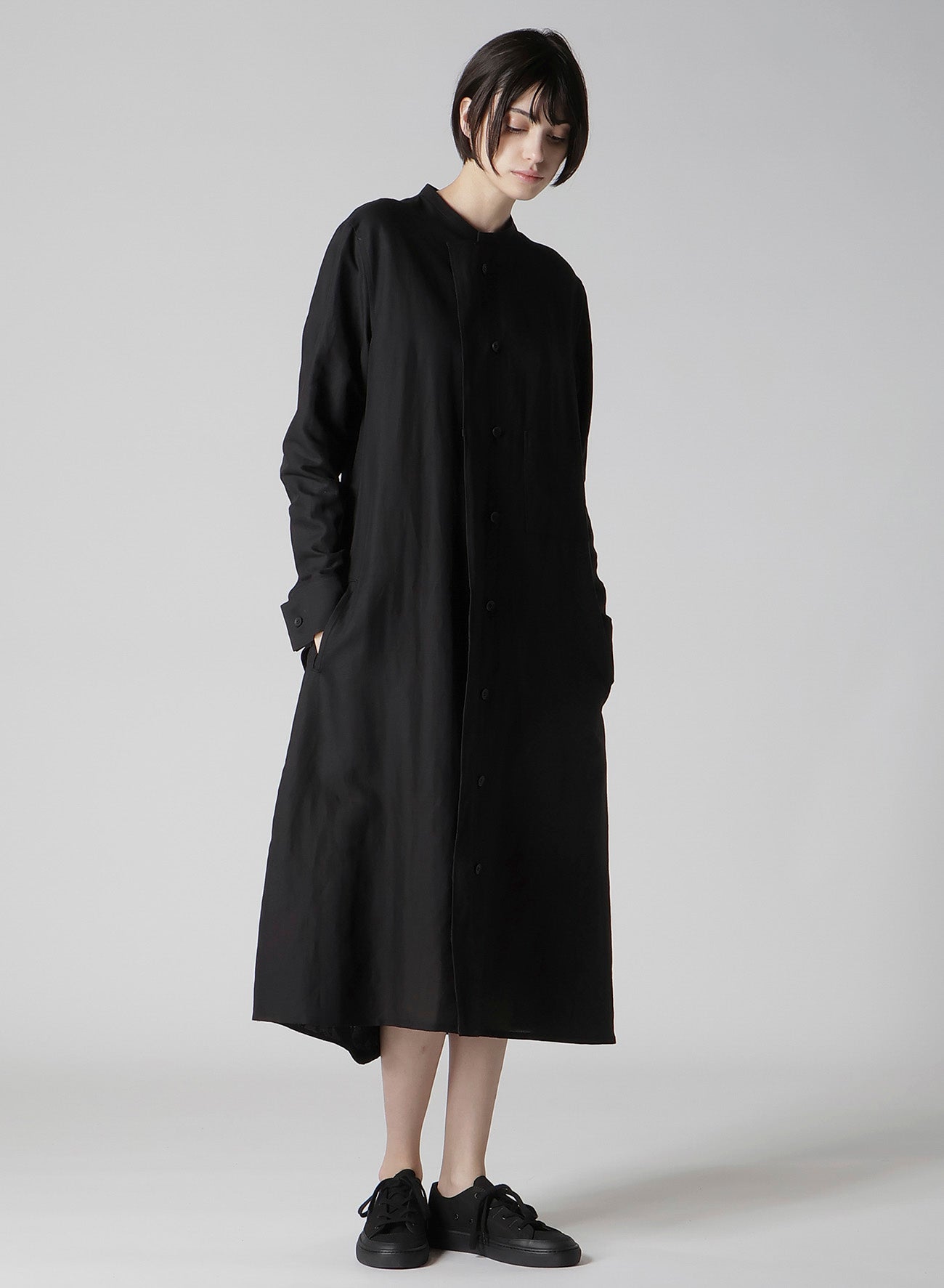 Elegant C/Li Gabardine Draped Dress for Women | Flowy & Comfortable | Perfect for Office, Parties & Special Occasions