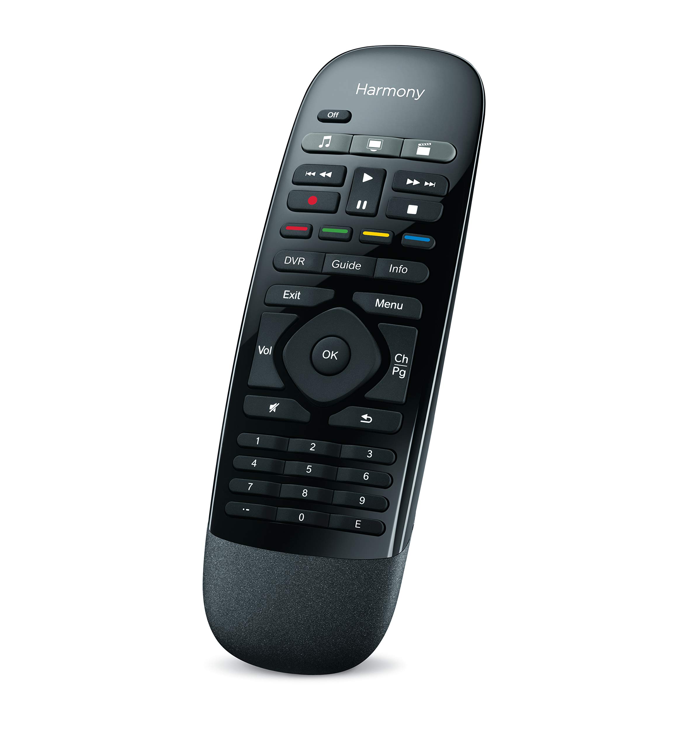 Logitech Harmony Smart Control Universal Remote with Smartphone App - All-in-One Black Remote for TV, Cable, Gaming & Smart Home Devices | Easy Setup & Voice Control for Home Entertainment