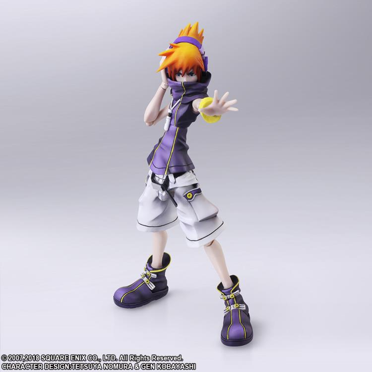 Bring Arts The World Ends With You Final Remix Neku Sakuraba Action Figure by Square Enix - Perfect for Anime Collectors and Video Game Fans Display