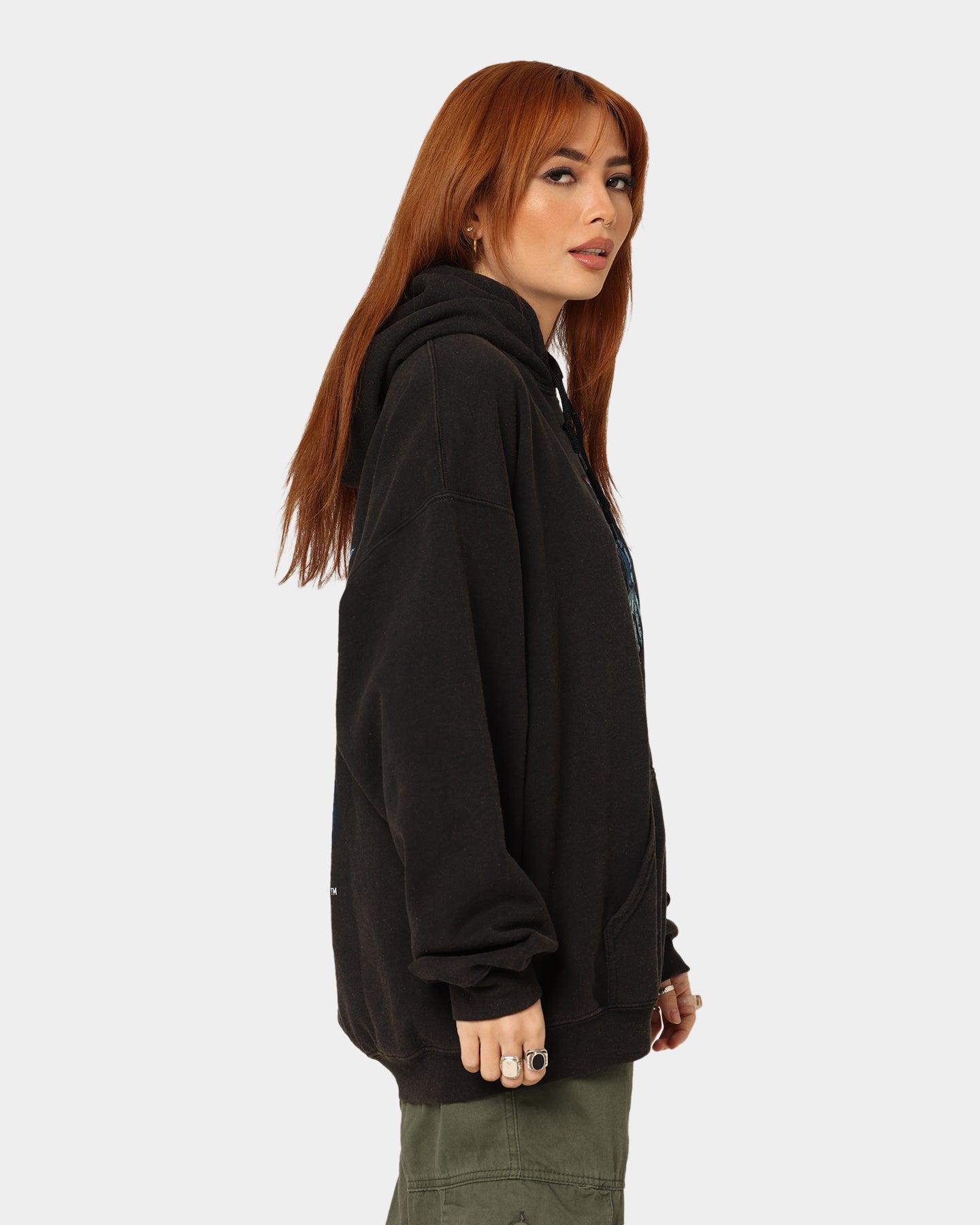 Robot Chicken Vintage Hoodie - Black Wash | American Thrift X Robot Chicken Official Merch | Perfect for Cosplay, Anime Conventions & Streetwear Fashion