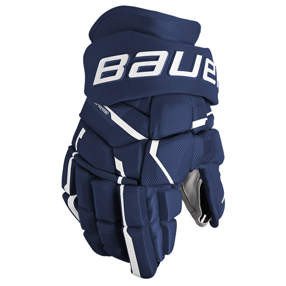 Bauer Supreme Mach Intermediate Ice Hockey Gloves - Youth & Adult Protective Gear for Hockey Players - Perfect for Games, Practice & Training Sessions
