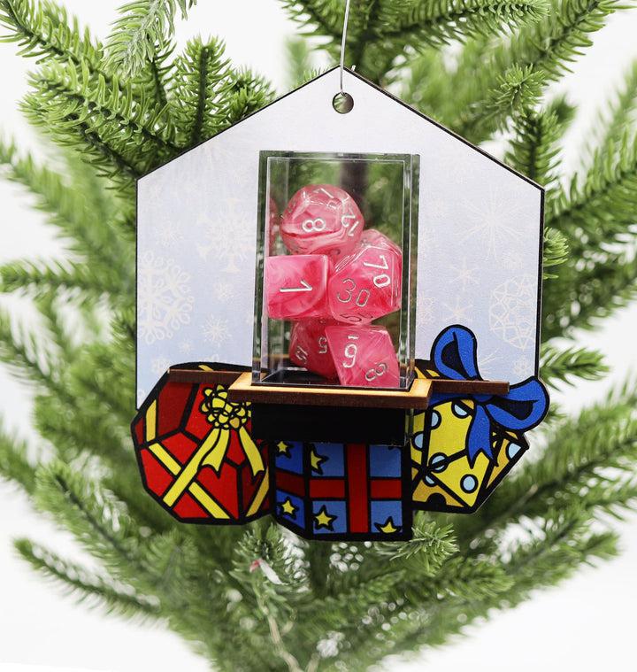 Caged Loot Ornament - Unique Gothic Home Decor for Halloween & Christmas - Perfect for Themed Parties, Gift Giving, and Seasonal Display