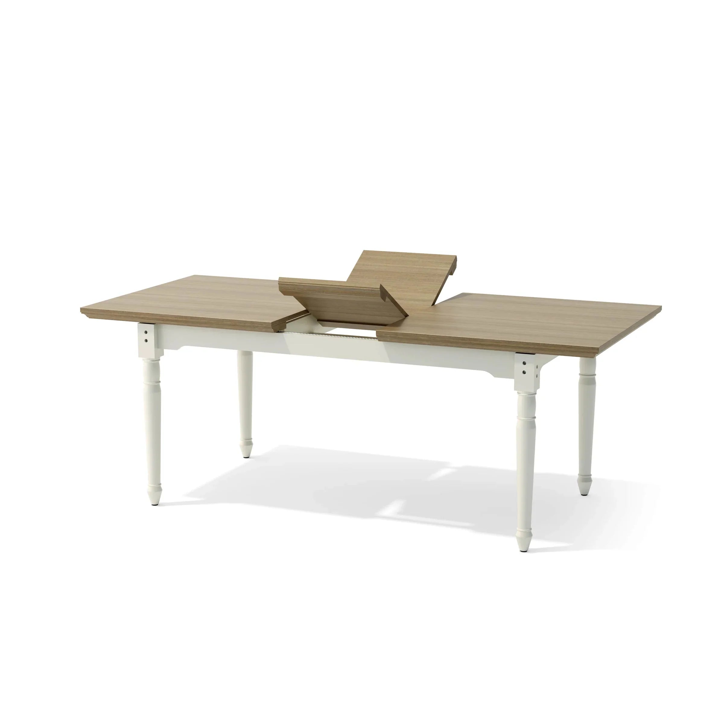 Anderson Teak Chenon Extension Dining Table TBX 7990DT - Solid Teak Wood Outdoor Furniture for Patio, Garden & Poolside Dining - Expandable Table for Entertaining Guests