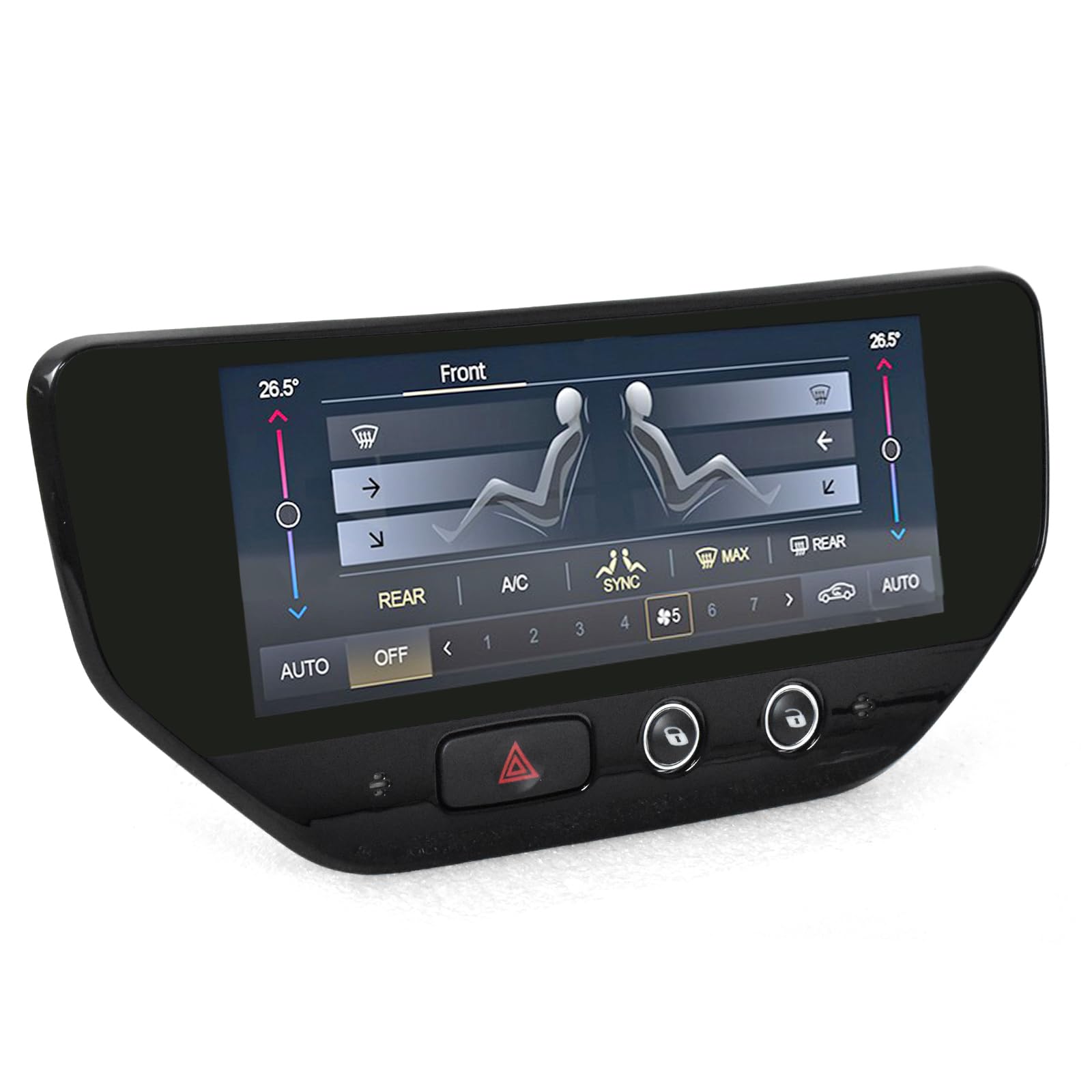 Maserati GT GranTurismo 2007-2017 LCD Touch Screen AC Climate Control Panel - Air Conditioning & Seating Control Switch - Perfect for Car Interior Upgrades & Climate System Replacement