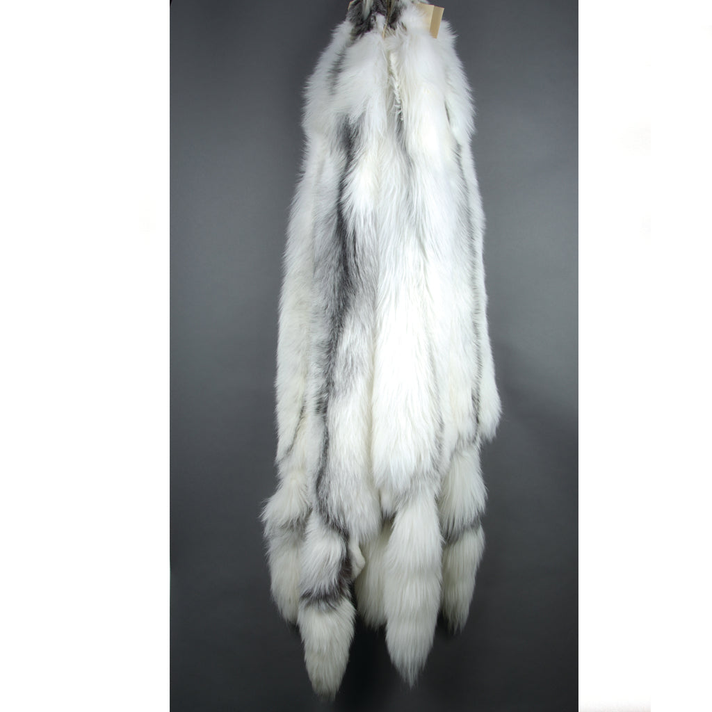 Premium Ranch Marble Fox Fur Coat - 3XL/4XL Sizes for Men & Women - Luxurious Winter Outerwear for Cold Weather & Fashion