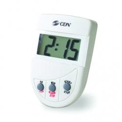 CDN Loud Alarm Timer - Extra Loud 120dB Alarm Clock with Countdown Timer for Kitchen, Gym, Classroom & Office | Battery Operated