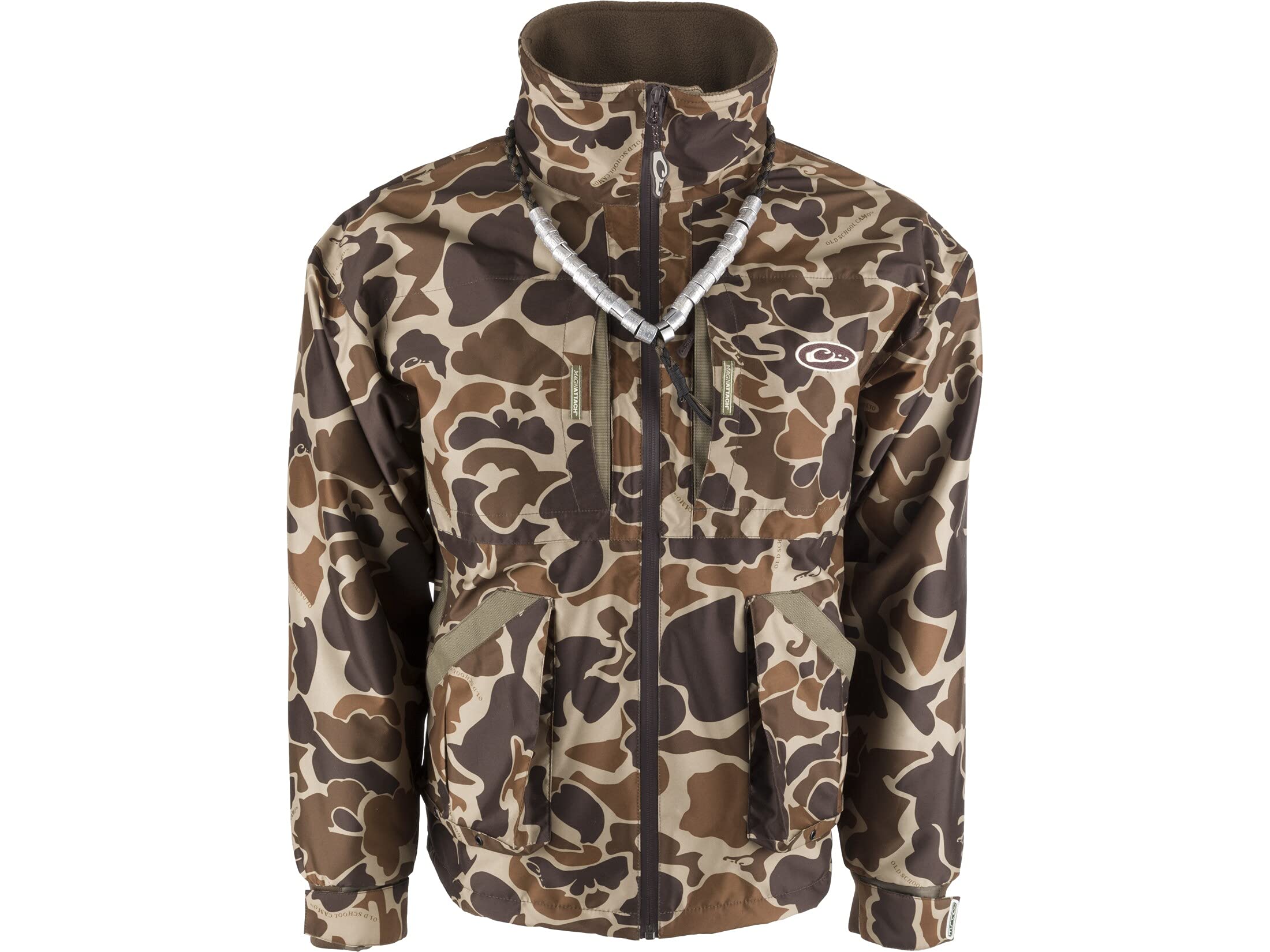 Drake Waterfowl MST Refuge 3.0 Fleece-Lined Full Zip Jacket - Men's Waterproof Hunting Coat for Cold Weather | Ideal for Duck Hunting, Outdoor Adventures & Casual Wear