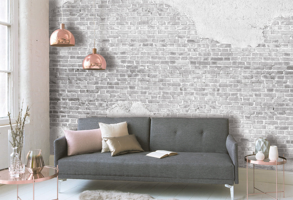 Vintage Old Brick Wall Design Wall Panels - Peel and Stick Wallpaper for Home Decor, Living Room, Bedroom & Office | Easy DIY Installation
