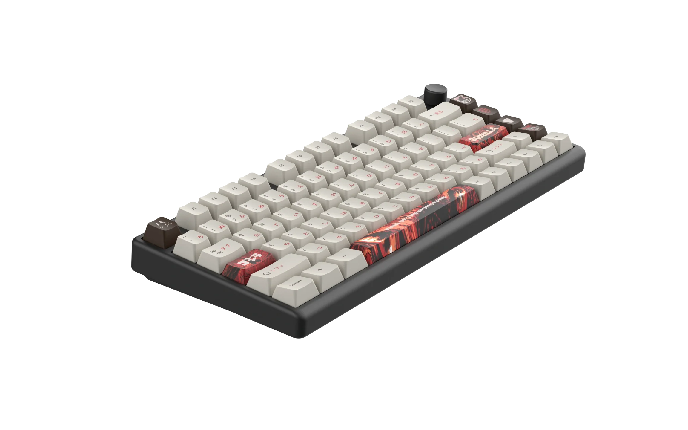 Arbiter Studio KITSUNE Polar 75 PRO Mechanical Keyboard - Godzilla Limited Edition Collection | Custom RGB Gaming Keyboard for PC & Mac | Perfect for Gaming, Typing & Office Work
