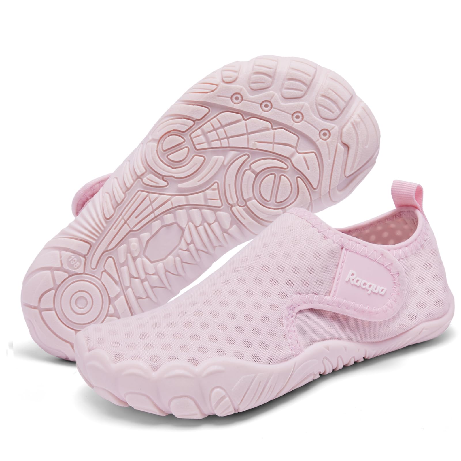 **Racqua Kids Water Shoes - Quick Dry, Lightweight Swim Shoes for Boys & Girls - Perfect for Beach, Pool & Water Sports (Toddler to Big Kid Sizes)**