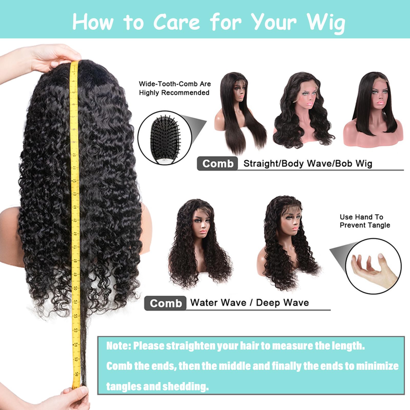 28 Inch Deep Wave Lace Front Wigs Human Hair - 13x4 HD Transparent Glueless Curly Wigs for Women | 180% Density Pre-Plucked with Baby Hair | Perfect for Daily Wear, Parties, Cosplay & Special Occasions