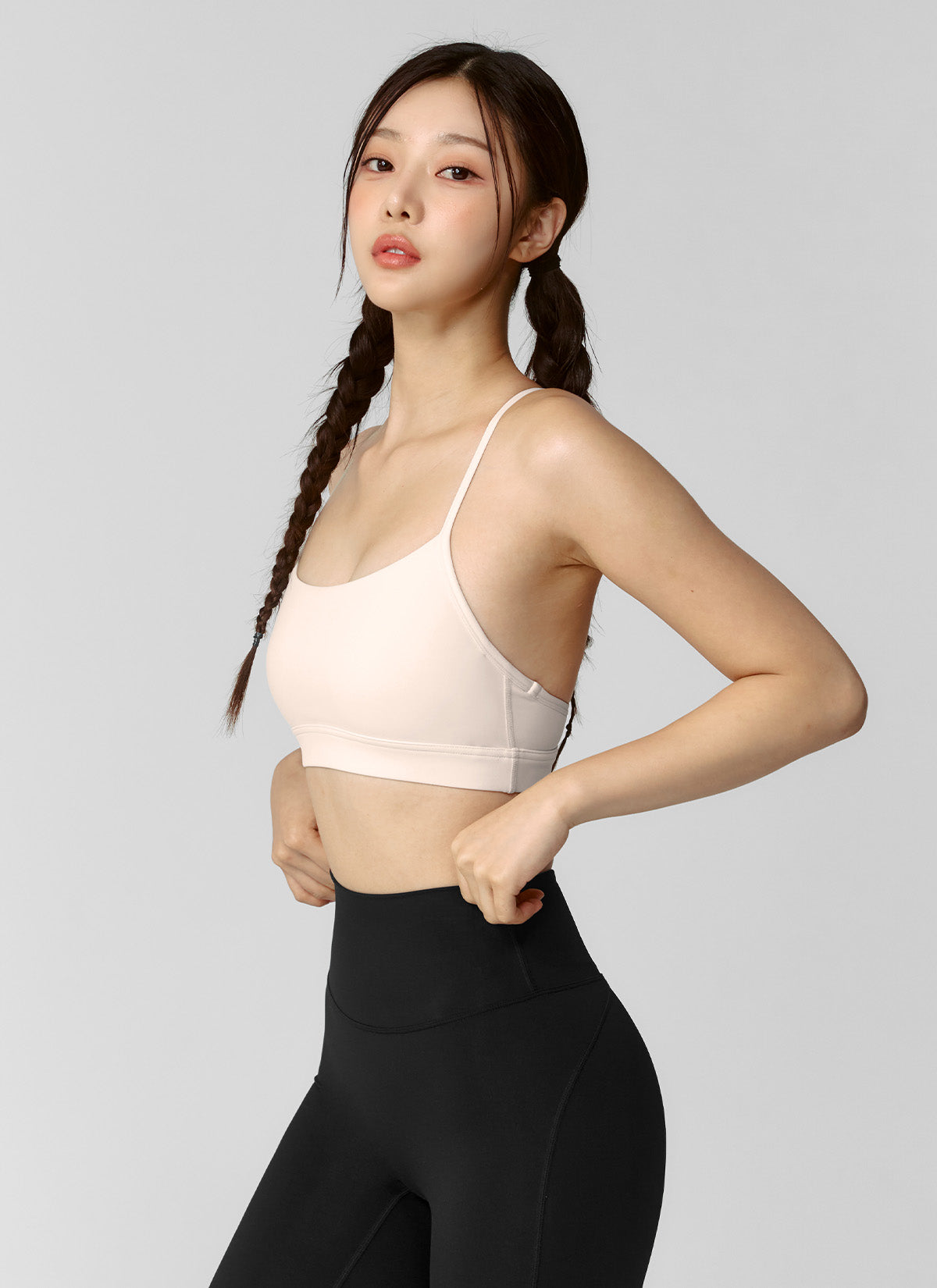 Black Label Signature Breathe Racerback Sports Bra Top - High Support Workout & Yoga Activewear for Women