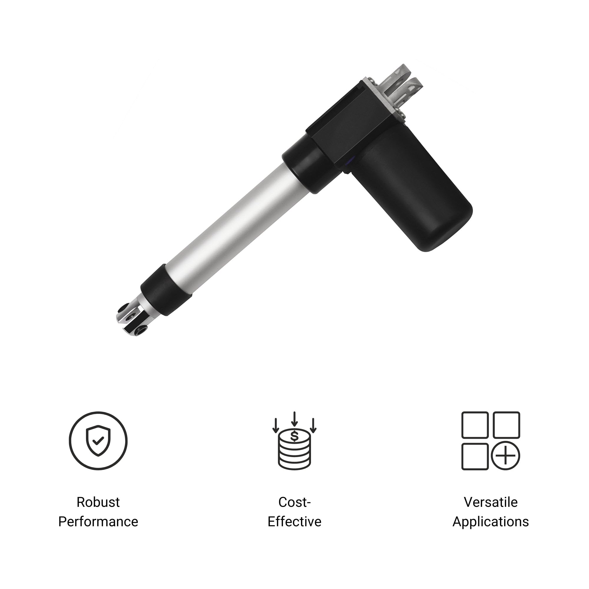 Progressive Automations 12V Linear Actuator with Hall Effect Sensor - 16 Inch Stroke, 400 lbs Load Capacity, IP66 Waterproof - Heavy Duty Actuator for Home Automation, Industrial Machinery & Automotive Applications | Perfect for Smart Furniture, Factory Equipment & Vehicle Modifications