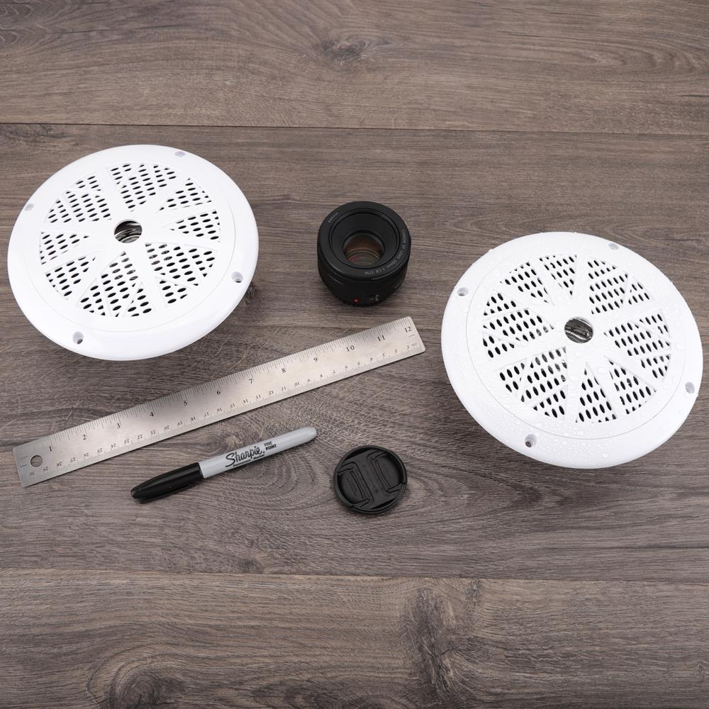 6.5 Inch Marine Component Speakers - Waterproof Boat Audio System for Outdoor, Marine, and Off-Road Vehicles