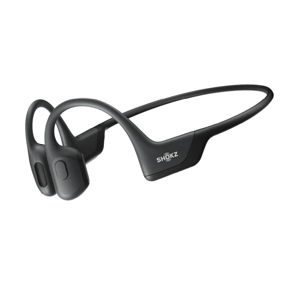 Shokz OpenRun Pro Bone Conduction Headphones - Wireless Bluetooth Sports Headset for Running, Cycling & Workouts - Sweatproof & Lightweight - Black