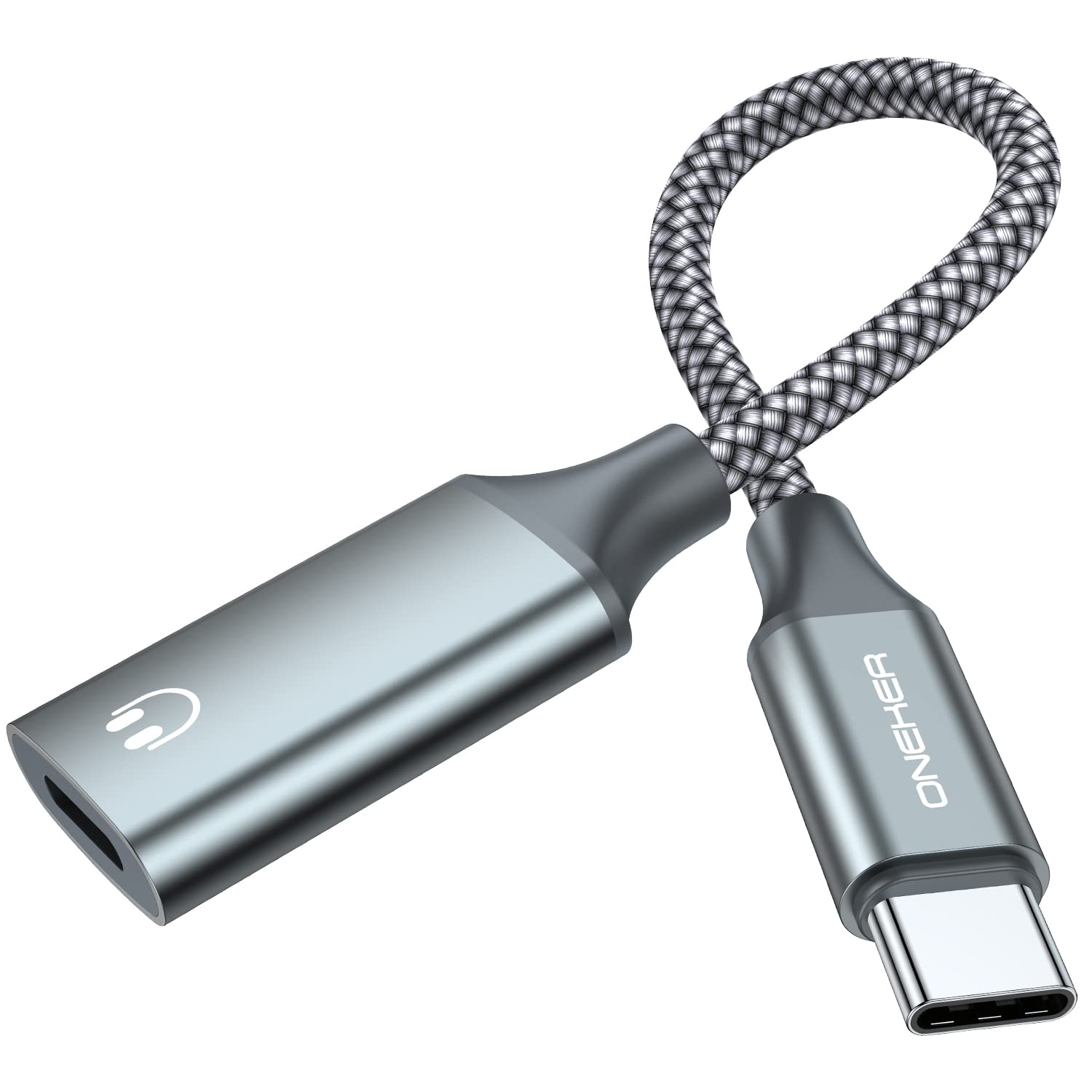 USB-C to Lightning Audio Adapter Cable - 3.5mm Headphone Jack Converter for iPhone 16/15 Pro/15 Plus/15 Pro Max, iPad Pro, MacBook - Compatible with Samsung Galaxy S24/S23/S22 - Perfect for Music, Gaming & Hands-Free Calling