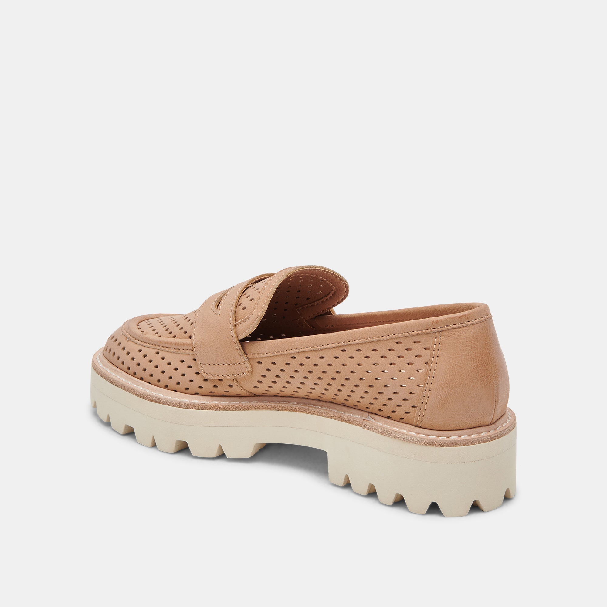 MALILA Loafers for Women - Comfortable Toffee Nubuck Slip-On Shoes | Casual & Office Wear | Perfect for Walking, Travel, and Everyday Use