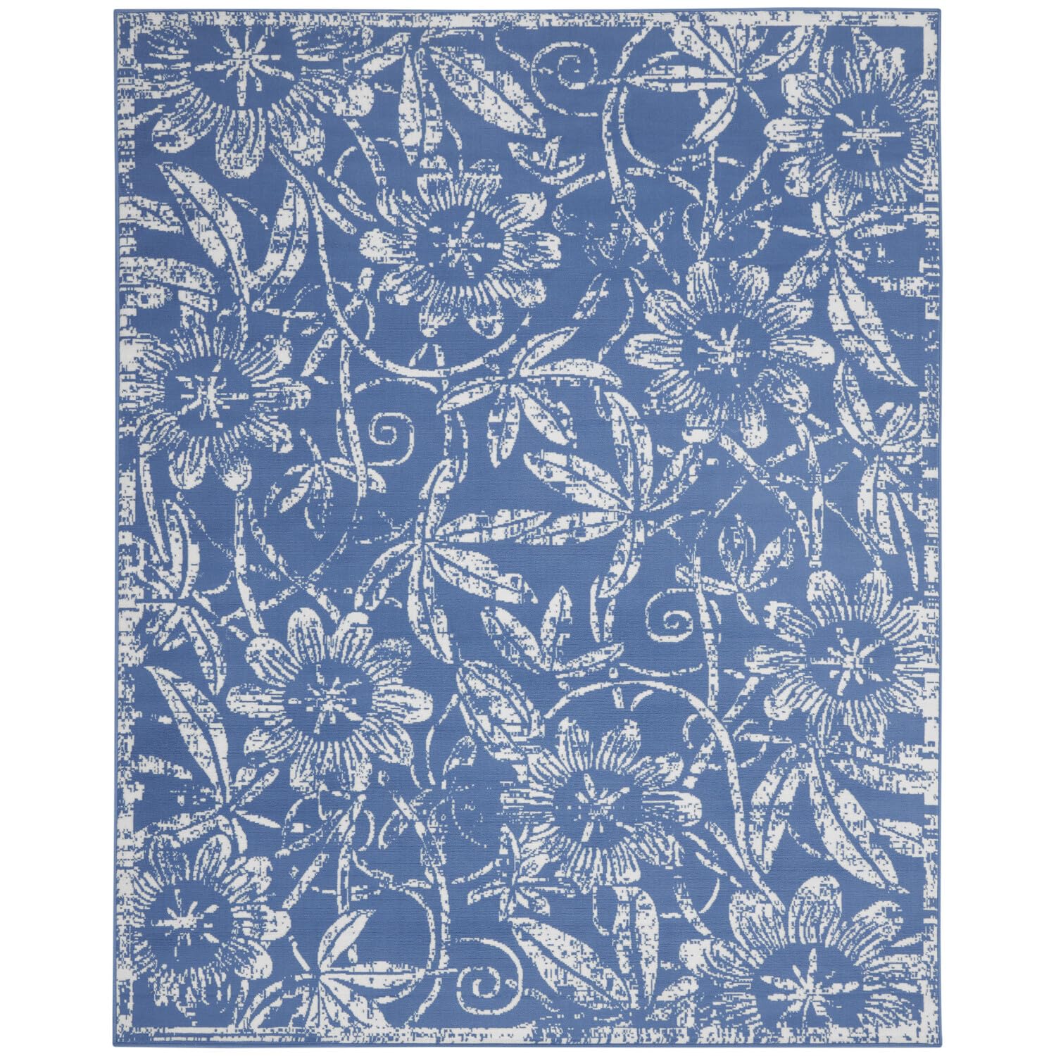 Nourison Whimsicle Floral Blue 8'4