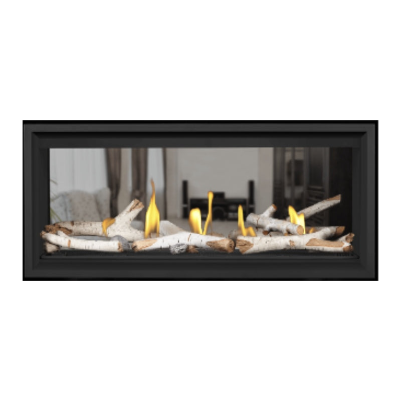 Napoleon Vector 38 See-Through Linear Direct Vent Gas Fireplace - LV38N2 1 | Modern Home Heating Solution for Living Rooms & Patios